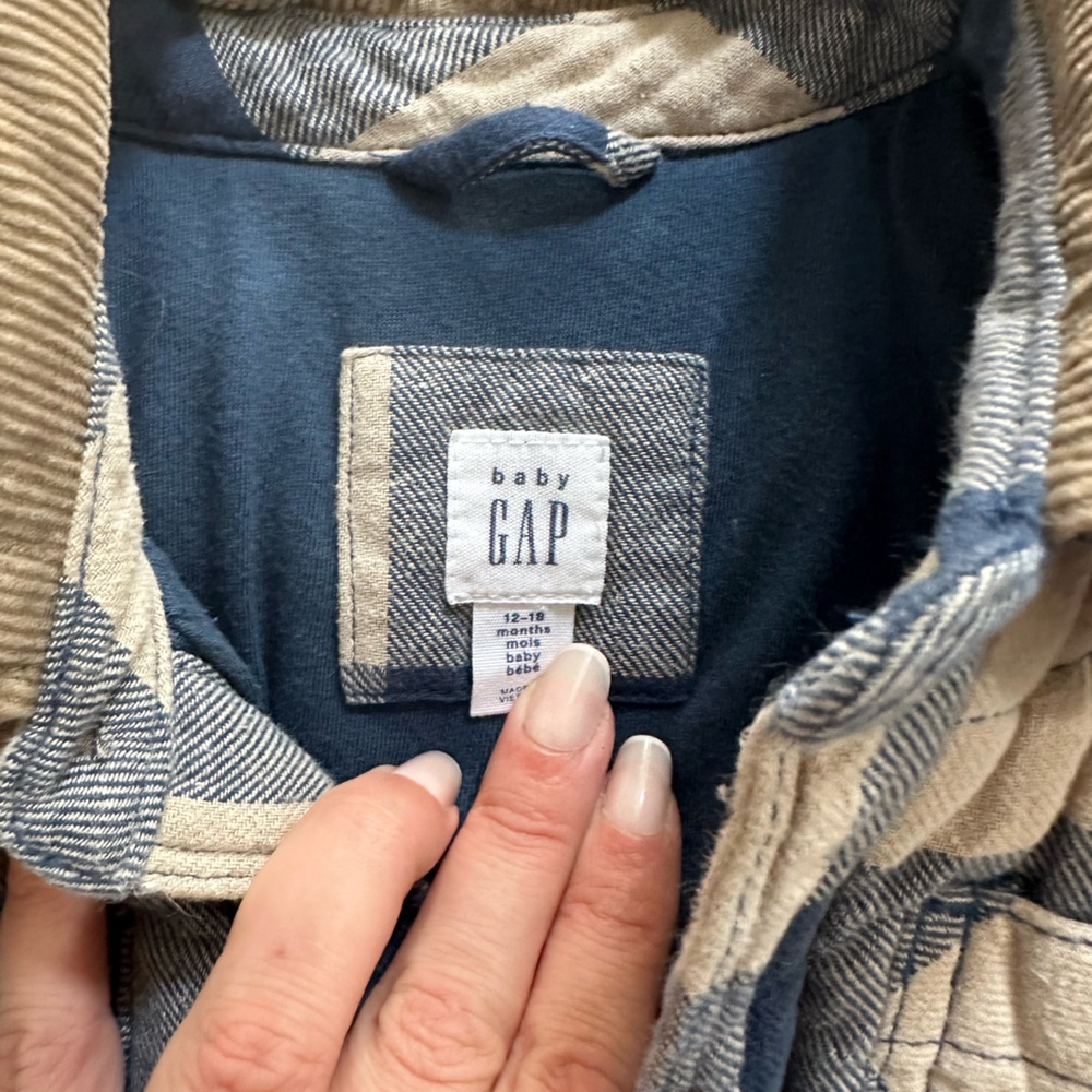 Baby GAP Blue Striped Jacket